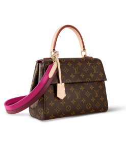 Louis Vuitton Monogram Canvas Cluny BB Bag Fuchsia