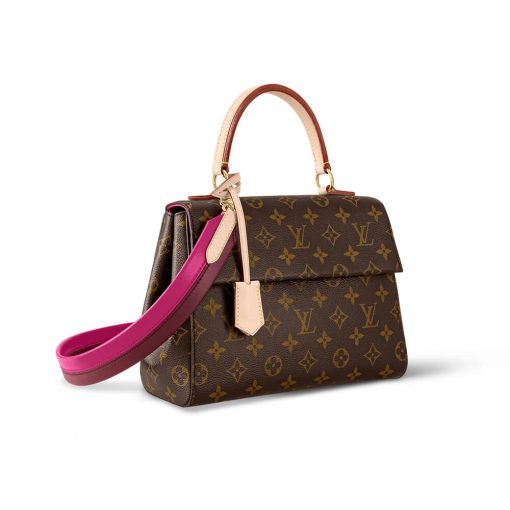 Louis Vuitton Monogram Canvas Cluny BB Bag Fuchsia