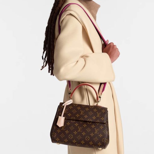 Louis Vuitton Monogram Canvas Cluny BB Bag Fuchsia - Image 2