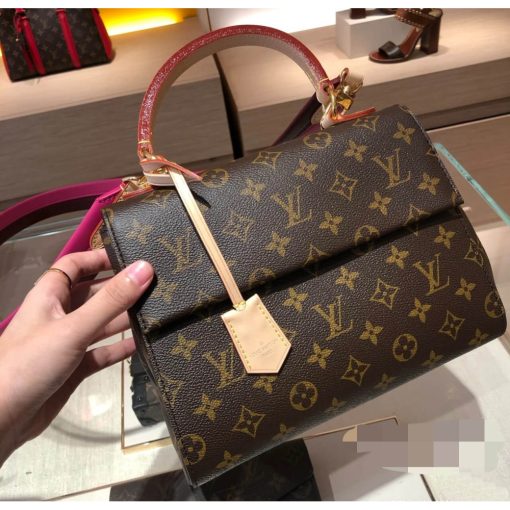 Louis Vuitton Monogram Canvas Cluny BB Bag Fuchsia - Image 5