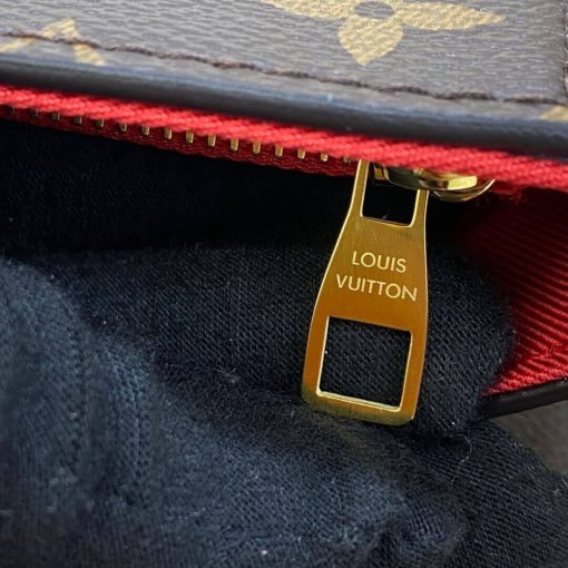 Louis Vuitton Monogram Canvas Cluny BB Bag Red - Image 7