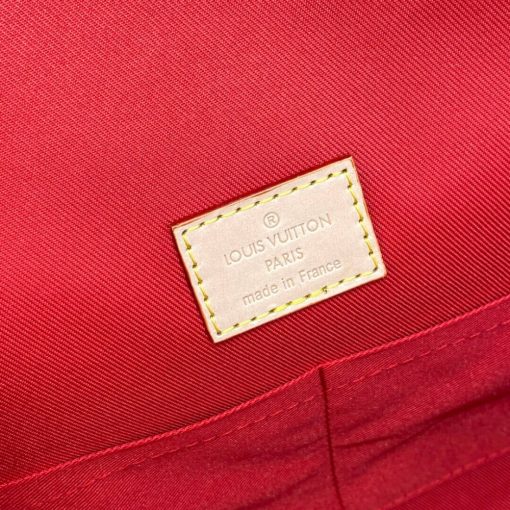 Louis Vuitton Monogram Canvas Cluny BB Bag Red - Image 9