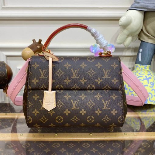 Louis Vuitton Monogram Canvas Cluny BB Bag Pink