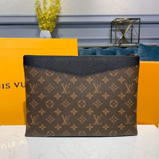 Louis Vuitton Monogram Canvas Daily Pouch M62942 Black - Image 4