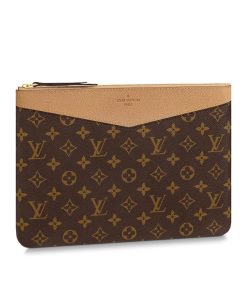 Louis Vuitton Monogram Canvas Daily Pouch M62942 Camel