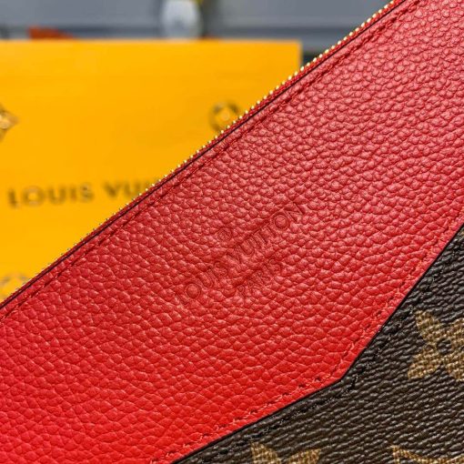 Louis Vuitton Monogram Canvas Daily Pouch M62942 Red - Image 4