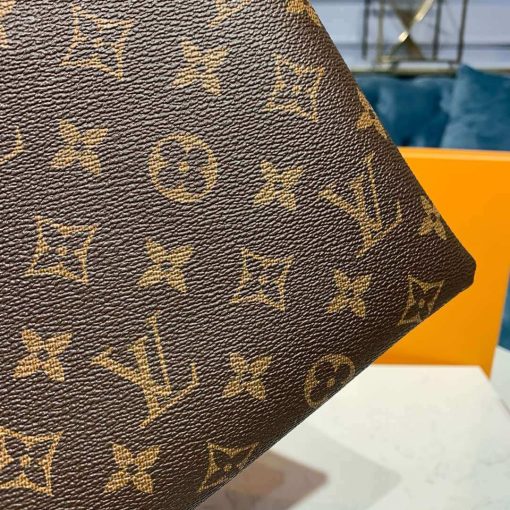 Louis Vuitton Monogram Canvas Daily Pouch M62942 Red - Image 5
