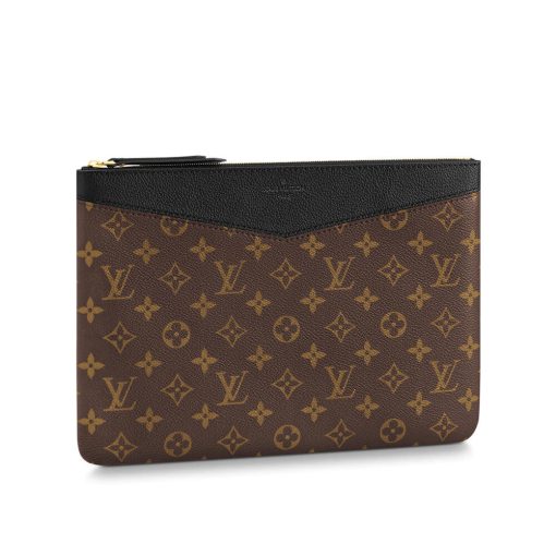 Louis Vuitton Monogram Canvas Daily Pouch M62942 Black