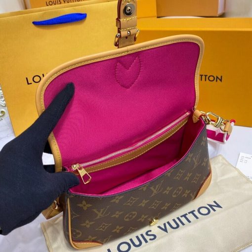 Louis Vuitton Monogram Canvas Diane Bag M46049 Fuchsia - Image 13