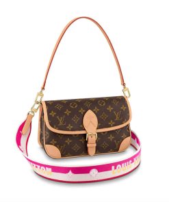 Louis Vuitton Monogram Canvas Diane Bag M46049 Fuchsia