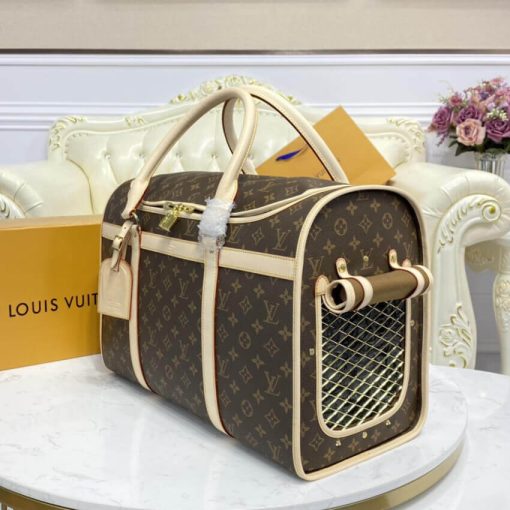 Louis Vuitton Monogram Canvas Dog Carrier 50 M42021 - Image 5