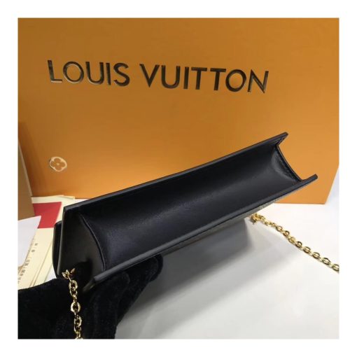 Louis Vuitton Monogram Canvas Flore Chain Wallet M67404 M67405 Black - Image 6