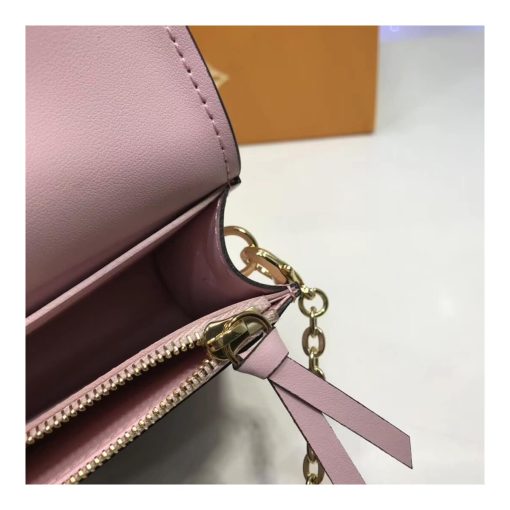 Louis Vuitton Monogram Canvas Flore Chain Wallet M67404 M67405 Light Pink - Image 7