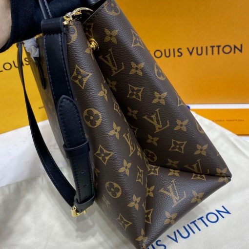 Louis Vuitton Monogram Canvas Flower Tote M43550 Black - Image 8