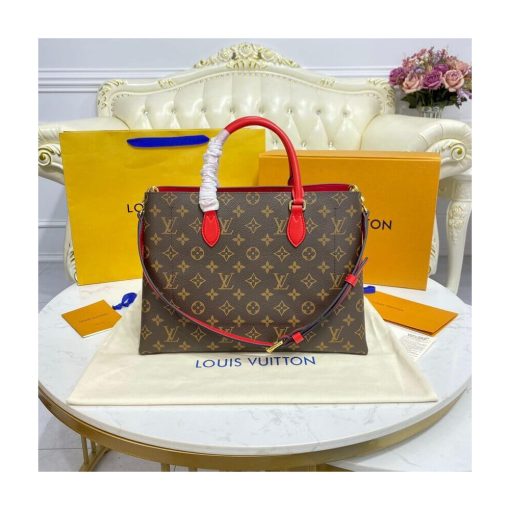 Louis Vuitton Monogram Canvas Flower Tote M43553 Red - Image 11
