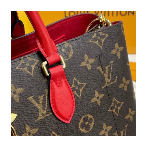 Louis Vuitton Monogram Canvas Flower Tote M43553 Red - Image 12
