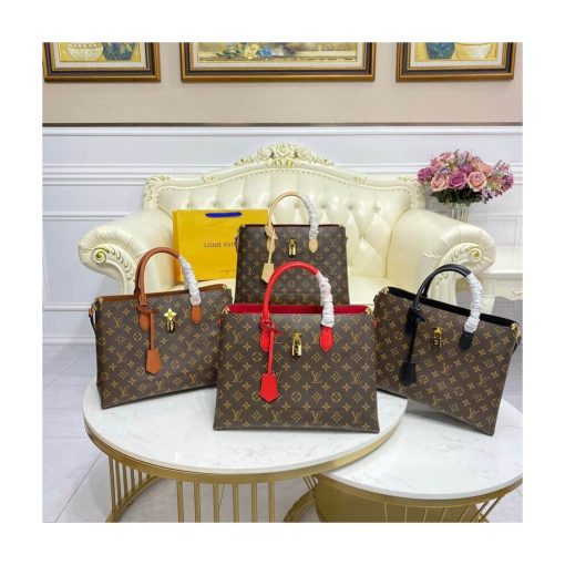 Louis Vuitton Monogram Canvas Flower Tote M43553 Red - Image 18