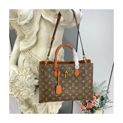 Louis Vuitton Monogram Canvas Flower Tote M43770 Caramel - Image 2