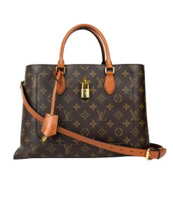 Louis Vuitton Monogram Canvas Flower Tote M43770 Caramel