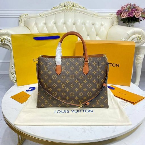 Louis Vuitton Monogram Canvas Flower Tote M43770 Caramel - Image 5
