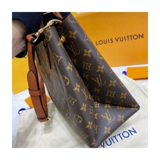 Louis Vuitton Monogram Canvas Flower Tote M43770 Caramel - Image 7
