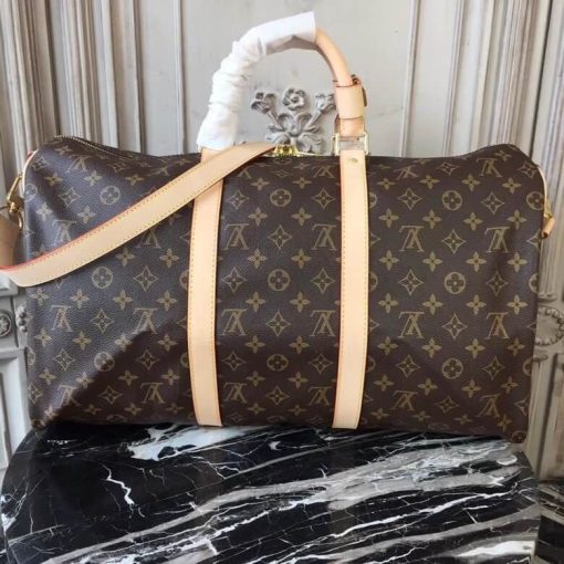 Louis Vuitton Monogram Canvas Keepall Bandouliere 50 M41416 - Image 4