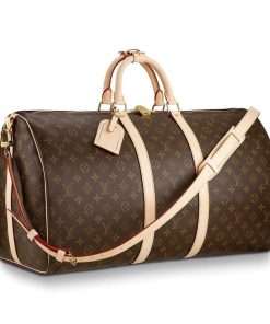 Louis Vuitton Monogram Canvas Keepall Bandouliere 55 M41414
