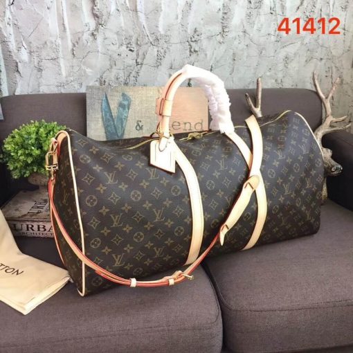 Louis Vuitton Monogram Canvas Keepall Bandouliere 55cm M41412 - Image 2