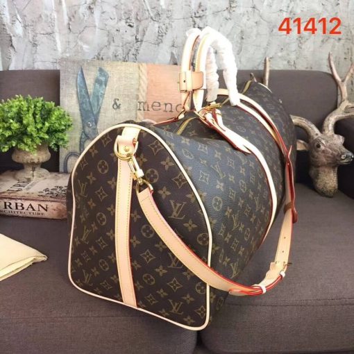 Louis Vuitton Monogram Canvas Keepall Bandouliere 55cm M41412 - Image 3