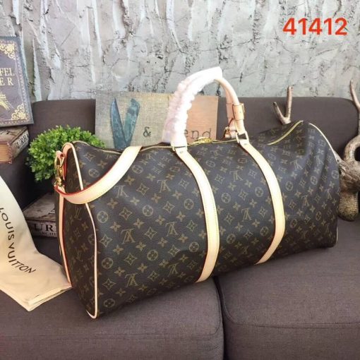 Louis Vuitton Monogram Canvas Keepall Bandouliere 55cm M41412 - Image 5