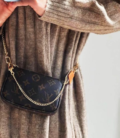 Louis Vuitton Monogram Canvas Mini Pochette Accessoires On Chain M82510 - Image 2