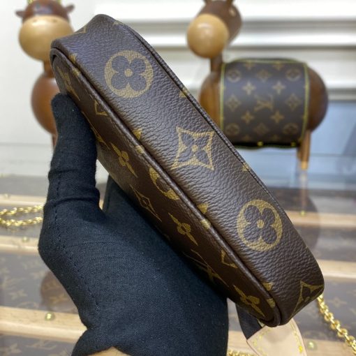 Louis Vuitton Monogram Canvas Mini Pochette Accessoires On Chain M82510 - Image 11