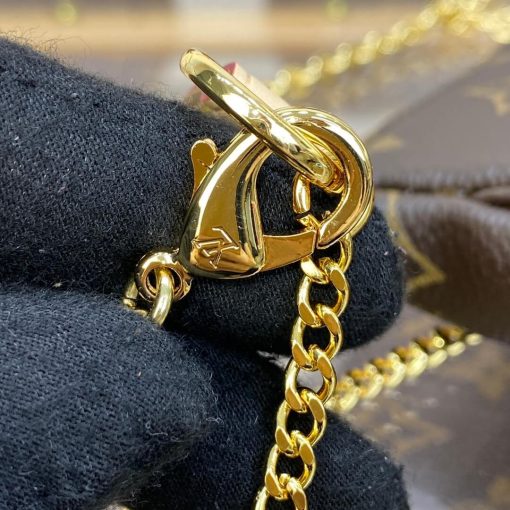 Louis Vuitton Monogram Canvas Mini Pochette Accessoires On Chain M82510 - Image 15