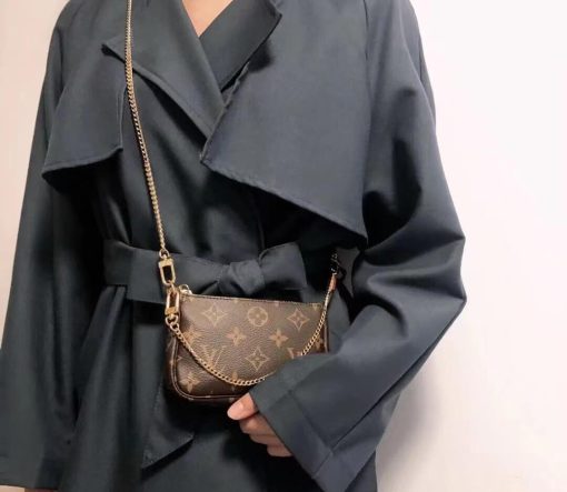 Louis Vuitton Monogram Canvas Mini Pochette Accessoires On Chain M82510 - Image 7