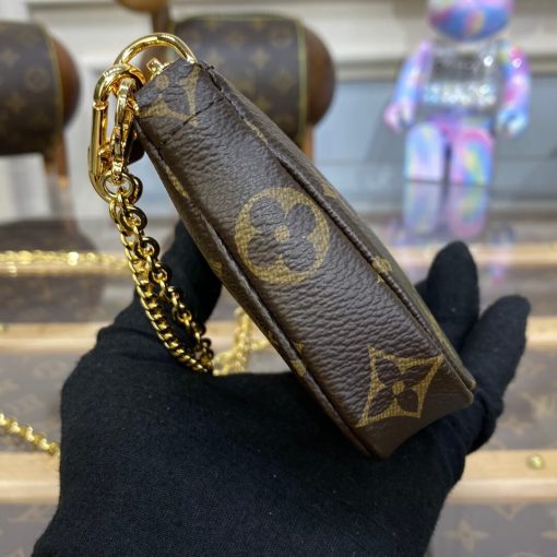 Louis Vuitton Monogram Canvas Mini Pochette Accessoires On Chain M82510 - Image 10