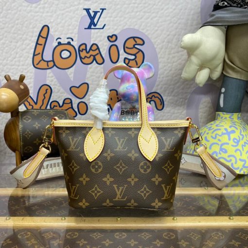 Louis Vuitton Monogram Canvas Neverfull BB M46705 Beige - Image 5