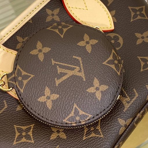 Louis Vuitton Monogram Canvas Neverfull BB M46785 M46786 Beige - Image 5