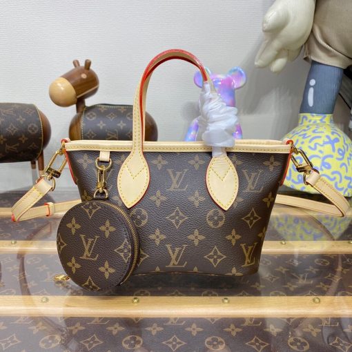 Louis Vuitton Monogram Canvas Neverfull BB Natural Strap - Image 6