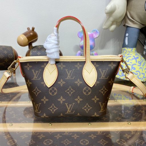 Louis Vuitton Monogram Canvas Neverfull BB Natural Strap - Image 7