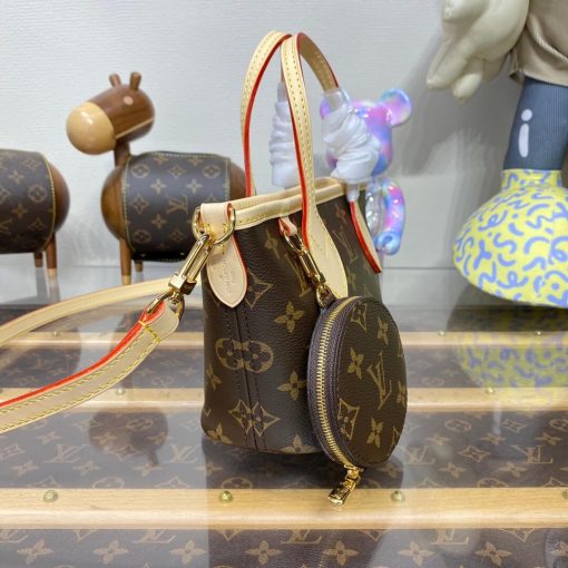 Louis Vuitton Monogram Canvas Neverfull BB Natural Strap - Image 8