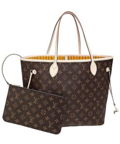 Louis Vuitton Monogram Canvas Neverfull MM M40997 Yellow