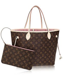 Louis Vuitton Monogram Canvas Neverfull MM M50366 Pink