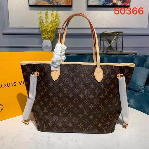 Louis Vuitton Monogram Canvas Neverfull MM M50366 Pink - Image 4