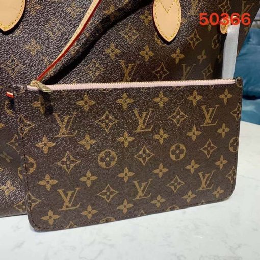 Louis Vuitton Monogram Canvas Neverfull MM M50366 Pink - Image 6