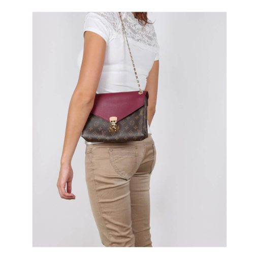 Louis Vuitton Monogram Canvas Pallas Chain M41200 M41201 M41203 Burgundy - Image 2
