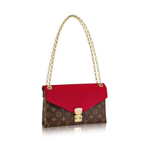 Louis Vuitton Monogram Canvas Pallas Chain M41200 M41201 M41203 Red