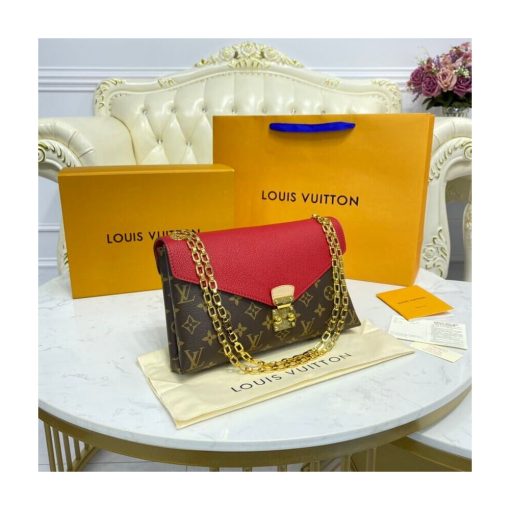 Louis Vuitton Monogram Canvas Pallas Chain M41200 M41201 M41203 Red - Image 5