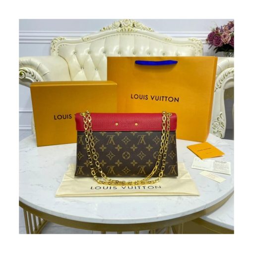 Louis Vuitton Monogram Canvas Pallas Chain M41200 M41201 M41203 Red - Image 6