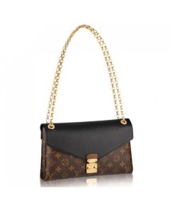 Louis Vuitton Monogram Canvas Pallas Chain M41200 M41201 M41203 Black