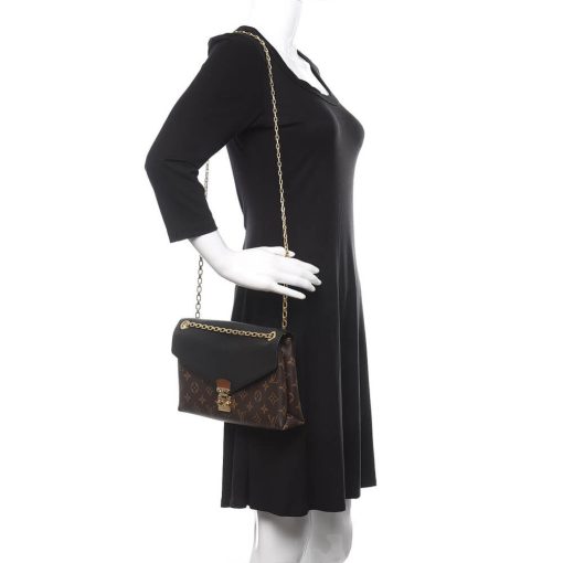 Louis Vuitton Monogram Canvas Pallas Chain M41200 M41201 M41203 Black - Image 3